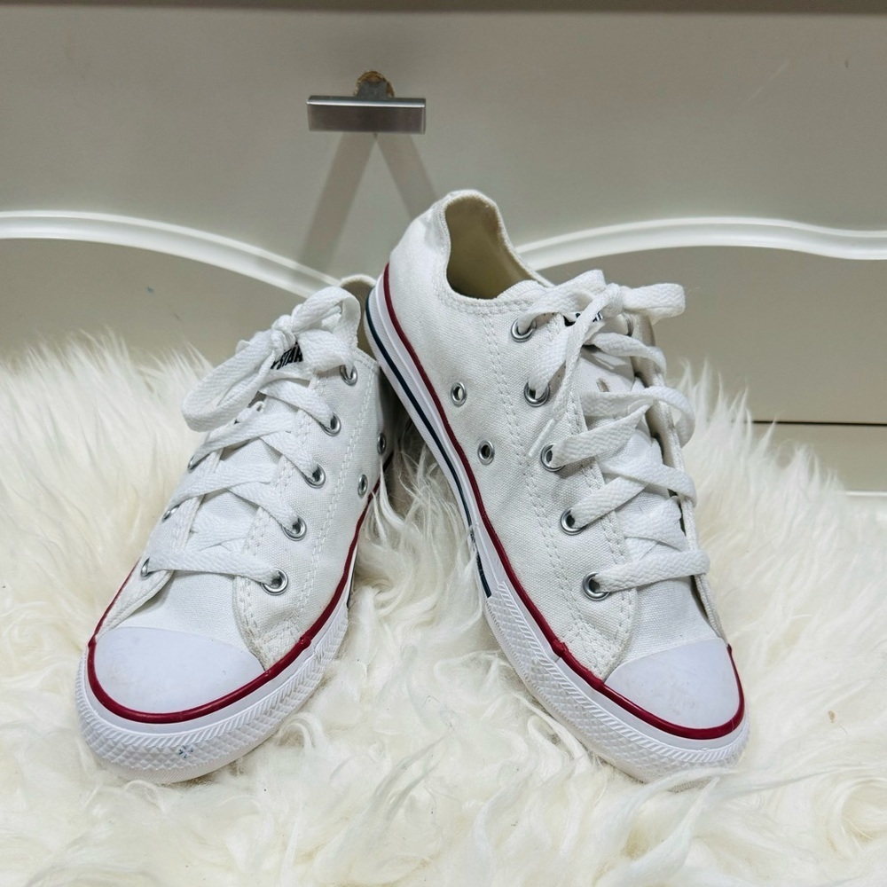 White Kids Converse Shoes